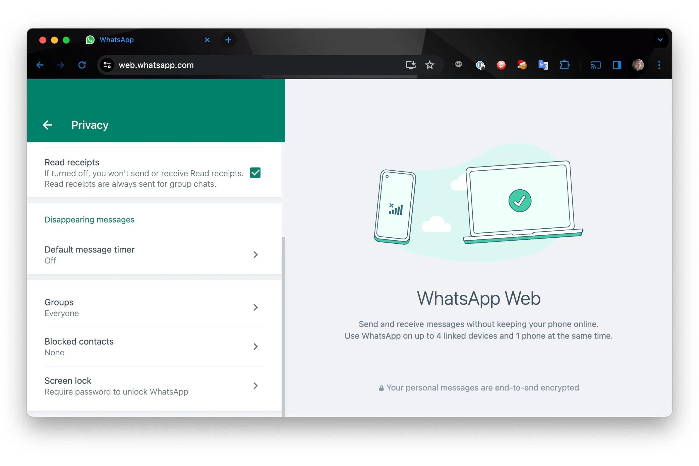 Whatsapp web